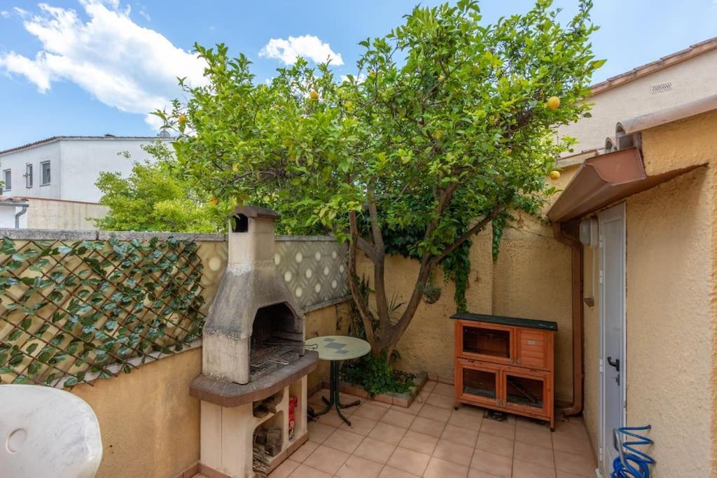 S46-Casa De Vacaciones Climatizada Con Piscina, En El Centro Junto Al Mar, Barbacoa Y Wiifi Empuriabrava Esterno foto
